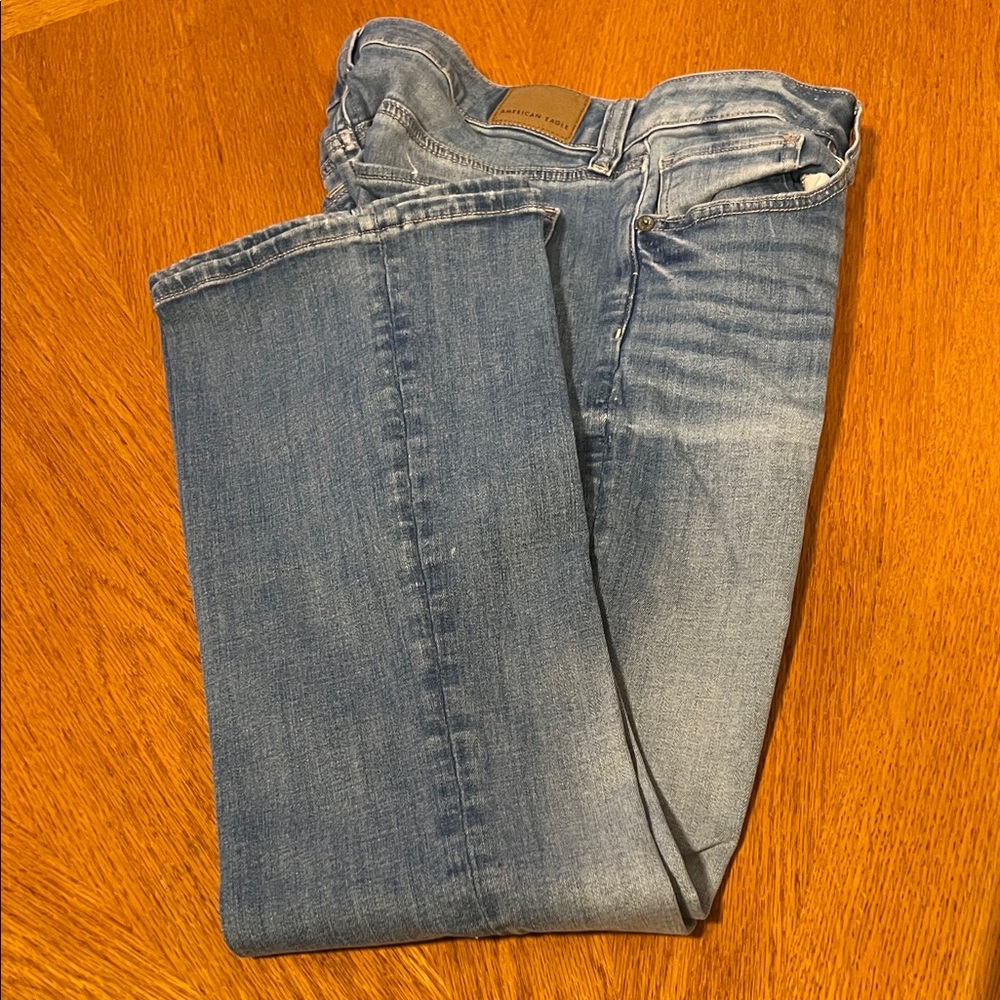 American Eagle Outfitters Women's Light Blue Boot Cut Jeans